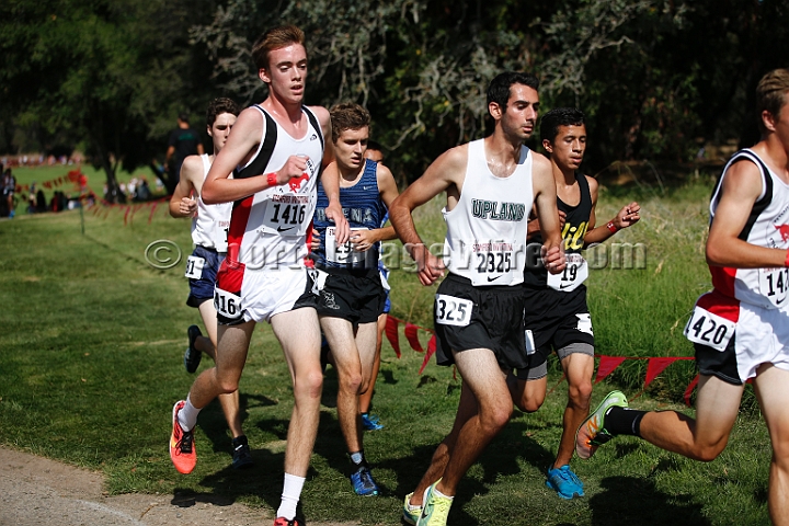 2014StanfordD1Boys-088.JPG - D1 boys race at the Stanford Invitational, September 27, Stanford Golf Course, Stanford, California.